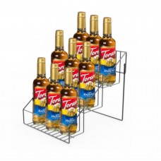 FixtureDisplays® Wire Store Fixture Countertop Retail Display Rack Tiers Bottle Display Bag Stand 10030