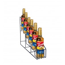 FixtureDisplays® Coffee Syrup Bottle Rack Wire Rack Bottle Glorifier Display Stand Rack Bar Liquor Display 10031