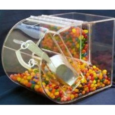 FixtureDisplays® Plexiglass acrylic candy bin, 9