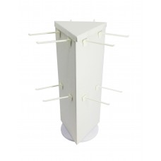 FixtureDisplays® Corrugated Cardboard Socks Display Rotating Peg Hook Display Coutertop Display Rack 18102