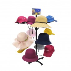 FixtureDisplays® Countertop Hat Rack Headwear Wig Cap Display Tabletop Stand 24x24x37